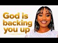 YOU CAN START NOW!… GOD IS BACKING YOU UP..