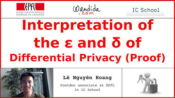 Interpretation of the ε and δ of Differential Privacy (Proof) | Lê Nguyên Hoang