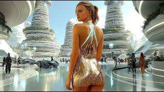 The Future City of 2100 – A Beautiful Utopian World (4K Relaxing)