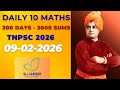 9th Feb 2026 Daily 10 Questions Maths for TNPSC #yogiramsuratkumar #tnpsc #tnpscgroup4 #tnpscgroup2