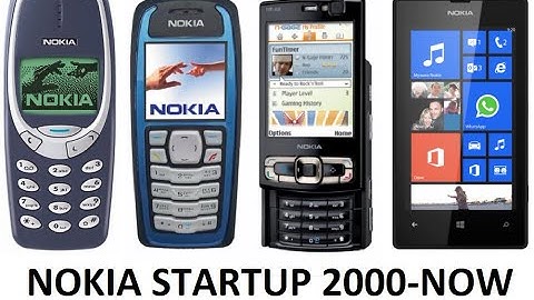 All Nokia startup sounds (2000-NOW)