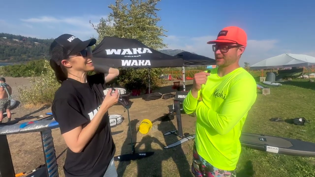 WAKA Makes Its Mark at AWSI 2025: Folding Foil Boards Take Center Stag