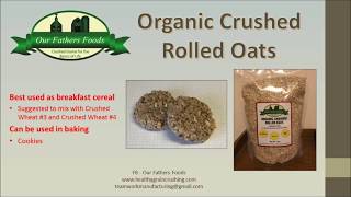 Organic Crushed Rolled Oats