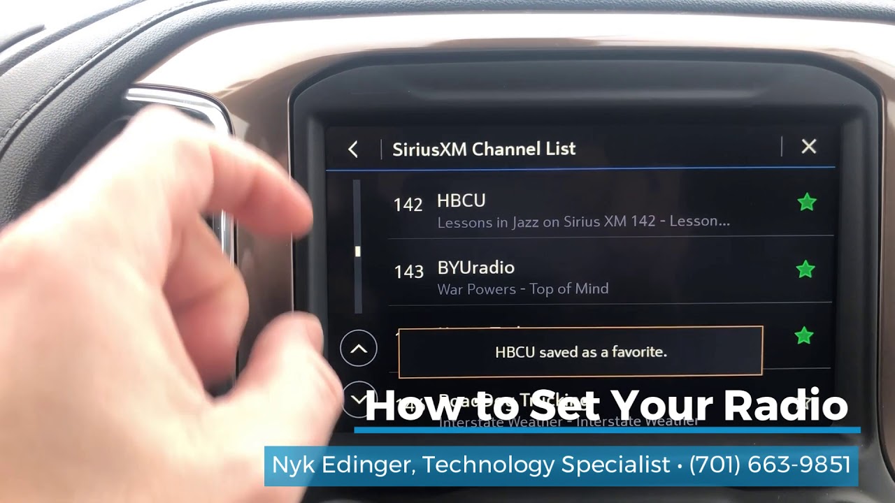 How to Set Radio Favorites in Your New 2019 Chevrolet!