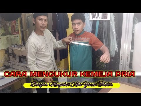 CARA MENGUKUR KEMEJA PRIA LENGKAP |PEMULA HARUS TAU |how to measure a shirt❓