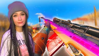 DID SHE DROP 30 KILLS SNIPING IN SND?!? || Call Of Duty: Cold War