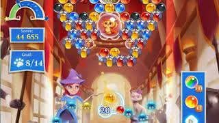 Bubble Witch 2 Saga Level 2173 with no booster & 1 bubble left