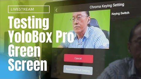 YoloBox Pro Green Screen Review Live - Image, Video, Gaming, Presentation, Entertainment