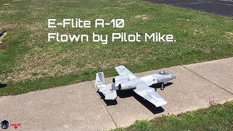 E-Flite A-10 Flight and CRASH!!!   Damage inspection at the end.