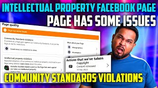 Intellectual Property Facebook Page | Page Has Some Issues | Facebook Community Standards Violations