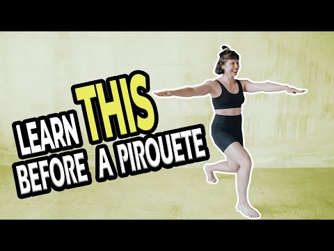 How To Do A Pirouette Preparation [ Dance Skills Tutorial for Absolute Beginners ]