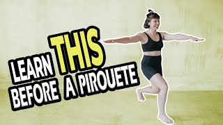 How To Do A Pirouette Preparation [ Dance Skills Tutorial for Absolute Beginners ]