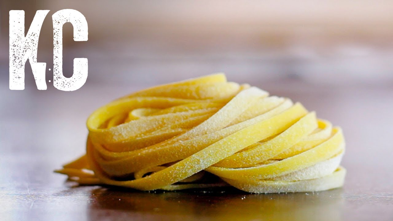 HOW TO MAKE FRESH PASTA  Pasta alla Chitarra Recipe 