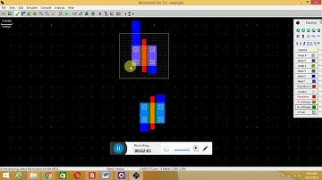 Inveter Design in Microwind software