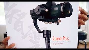 Zhiyun crane plus | Unboxing & Test Footage (2018 Version)