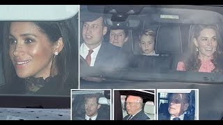 Kate and Meghan have joined husbands William and Harry for the Queen's traditional Christmas lunch by Royal Fab Four 5,191 views 5 years ago 59 seconds