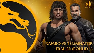 Mortal Kombat 11 Ultimate | Official Rambo vs. Terminator Trailer (Round 1) Resimi