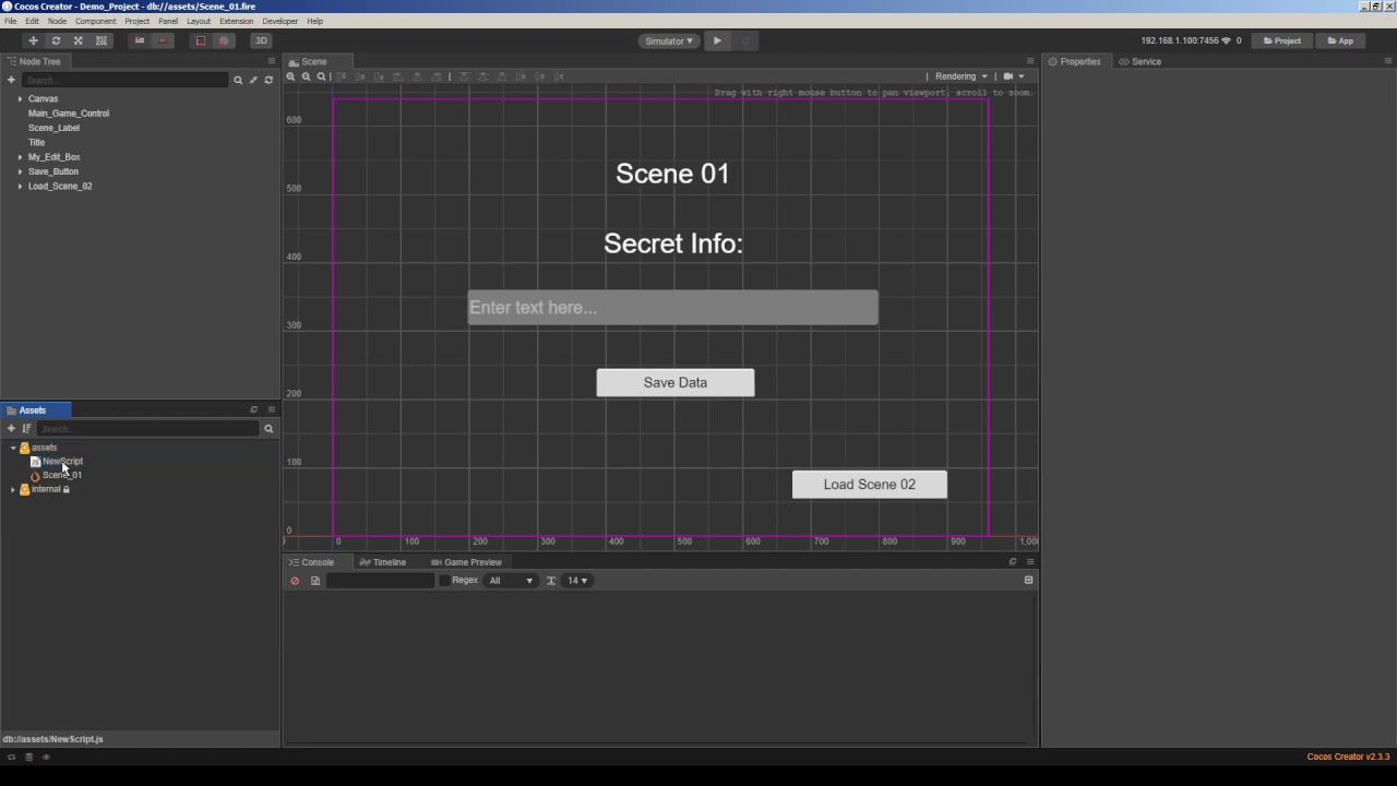 Cocos Creator - Use of Global Variables - YouTube