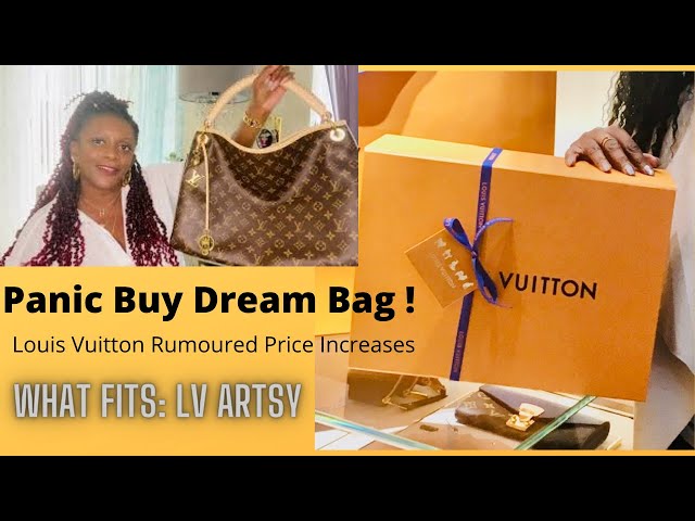 Louis Vuitton: Panic Buy LV Artsy [Whats in my bag: Work & Daily Bag [ New  Strap & Mod Shots ]❤️❤️ 