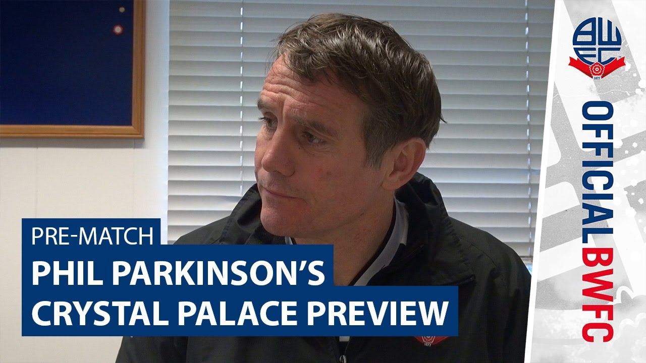 PHIL PARKINSON | Manager previews Crystal Palace Emirates FA Cup replay football score