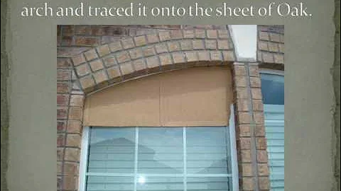 DIY Solar Screens for Arched Windows