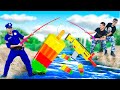 Battle Nerf War TOPMAN Fishing ICE CREAM NERF & COMPETITION Nerf Guns Fight Man ANGLING FOOD BATTLE