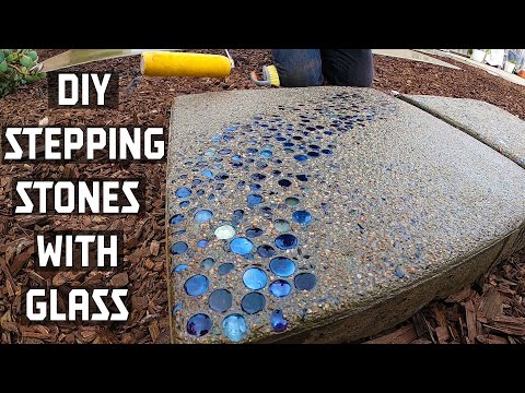 Video: We create a unique design (decorative stones) of the garden with our own hands