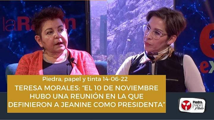 TERESA MORALES: EL 10 DE NOVIEMBRE HUBO UNA REUNIN...