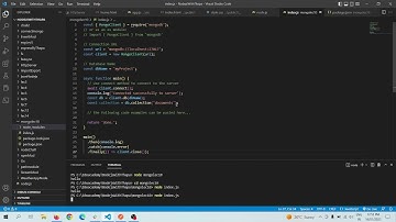 how to resolve mongodb connection with nodejs ?MongoServerSelectionError: connect
