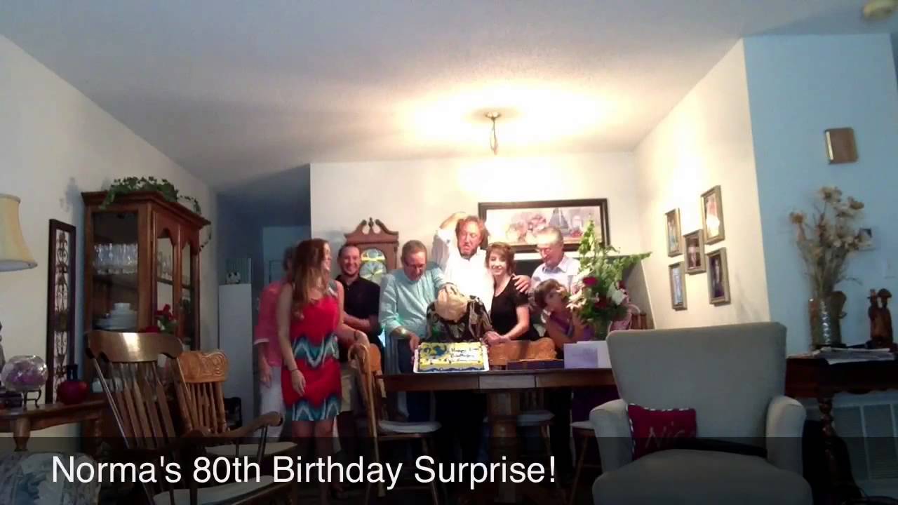 Norma's 80th Birthday Cake Face Plant