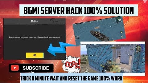 BGMI Server HACK SOLUTION (100% Working) | BGMI Server Freeze Problem it