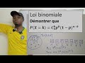 📍 DÉMONSTRATION FORMULE LOI BINOMIALE - PROBABILITÉ p(X=k)= Ckp*P^k(1-P)^n-k Preuve loi binomiale