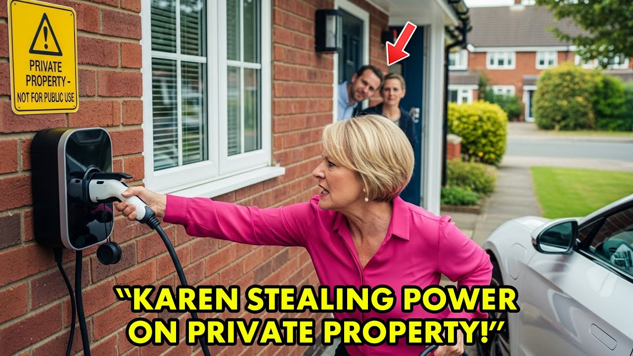 HOA Karen Claimed My EV Charger Was ‘Public Property’ — My Legal Trap Exposed Her & Shook the HOA
