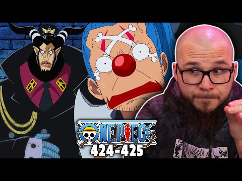 Luffy and Buggy Team Up! | ONE PIECE Ep 424-425 REACTION