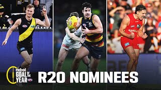 Cumberland dribbler, solo Fogarty or clever Rankine | Rd 20 Rebel Goal of the Year nominees | AFL