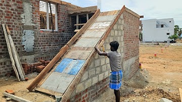 Staircase Construction_OutDoor Staircase Making with FormWork|Staircase Concrete