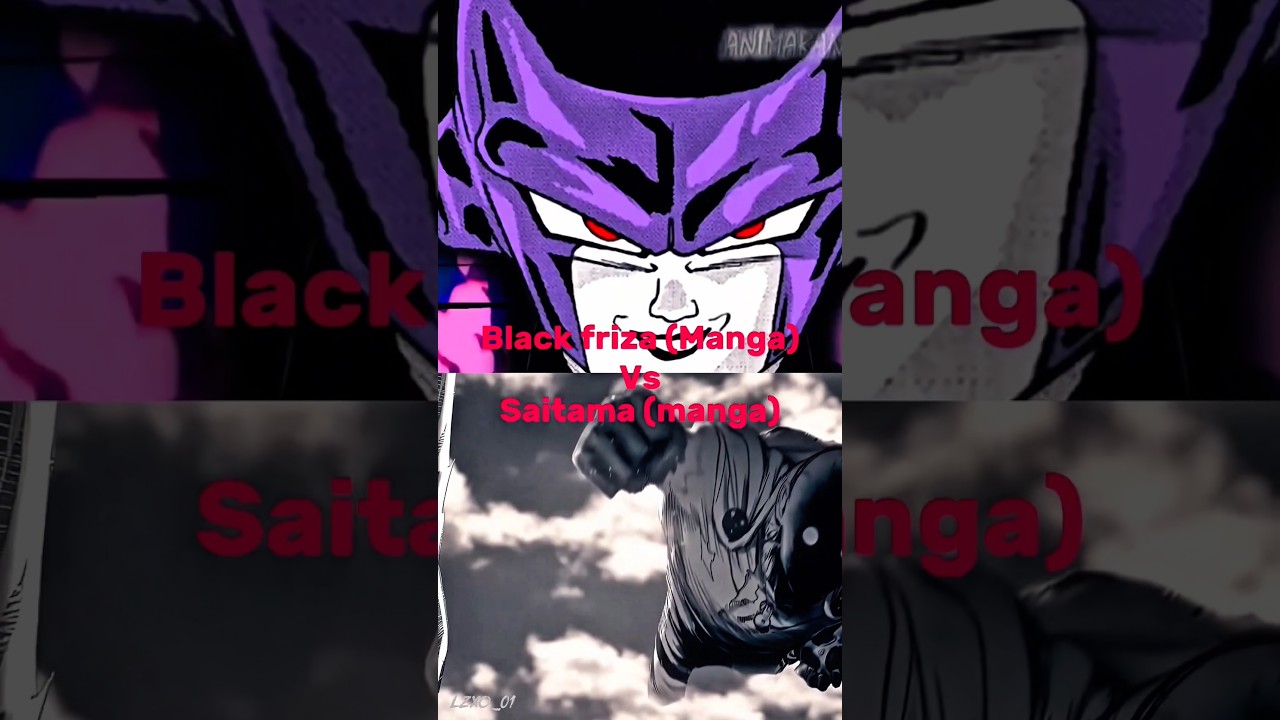 BLACK FRIZA VS SAITAMA #Manga