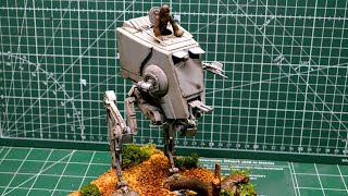 Star Wars AT-ST 1/48 BANDAI MODEL Star Wars AT-ST 1/48 BANDAI MODEL