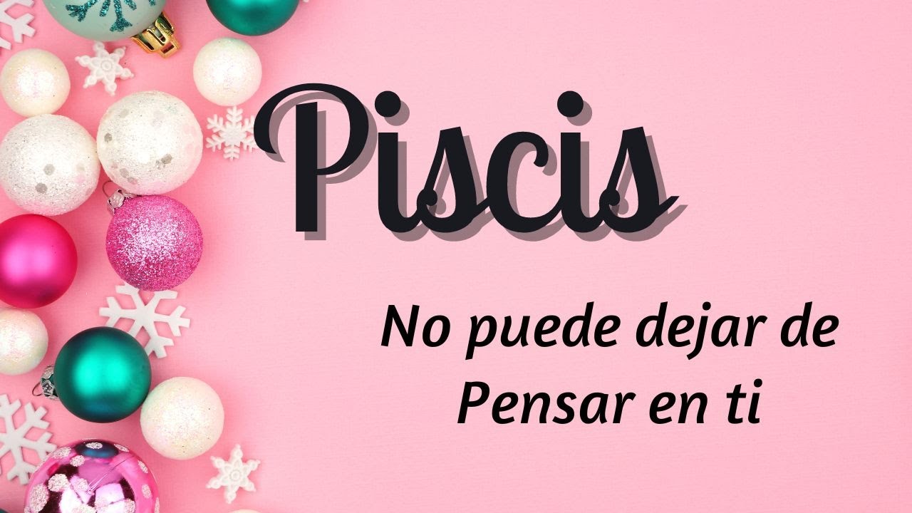 Piscis hoy. NO DEJA DE PENSAR EN TI. DISTANCIADOS, SE DEBEN ACLARAR ...
