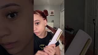 This might be the best hair tool I’ve ever used #blowout #flatiron #shark #sharksilkipro