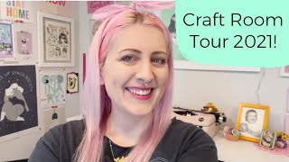 STUDIO VLOG: Craft Room Tour- 2021