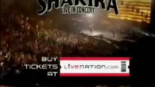 Shakira Live In Concert Usa Commercial
