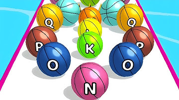 AZ Run 💥 ABC Ball Runner Game Play Walkthrough Android iOS Part 2