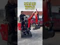 Mini excavators can be equipped with various attachments as needed. #digger #excavator