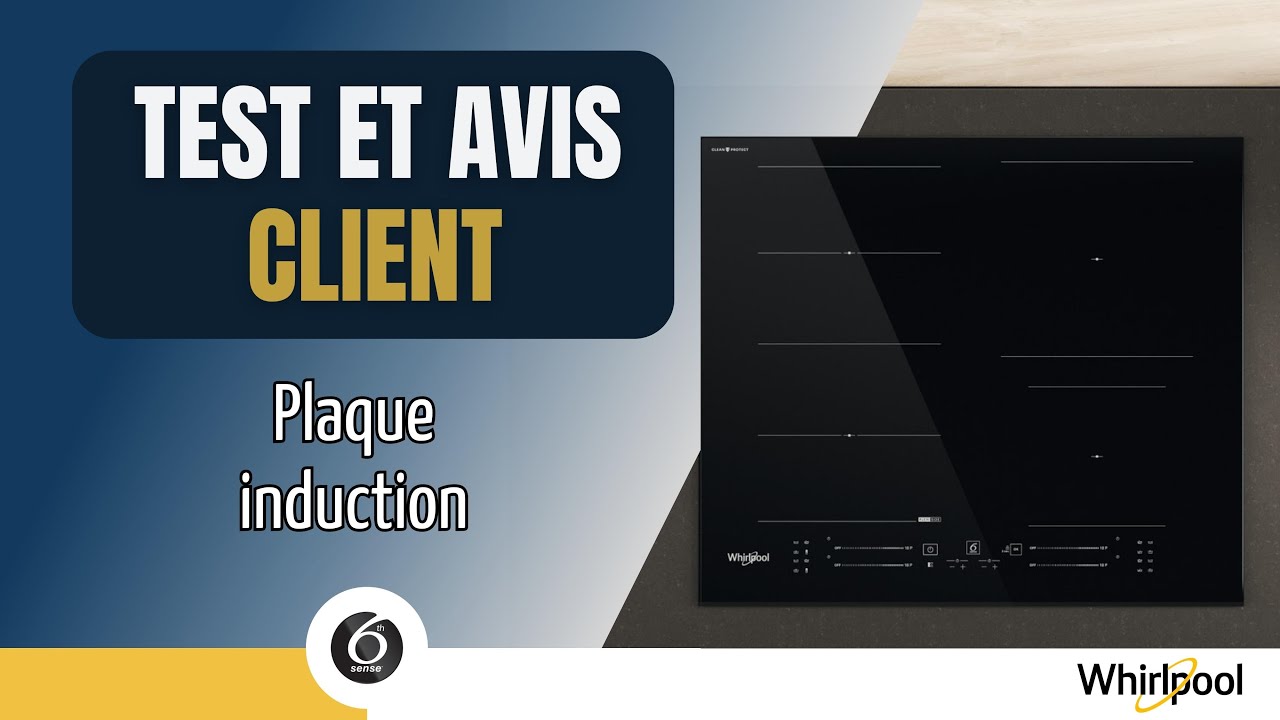 Test et avis client de la Plaque Induction WFS5060CPBF de Whirlpool