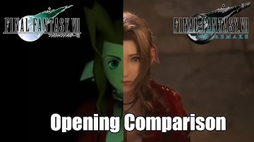Final Fantasy VII Original vs Remake - Opening Comparison [1080p 60fps] Intro Cinematic