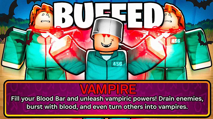 VAMPIRE GOT BUFFED AGAIN and it's TOO OVERPOWERED NOW in INK GAME (Roblox)