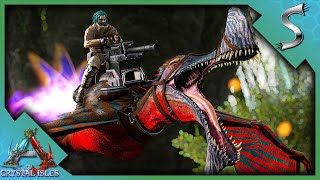 TAMING MY FIRST TROPEOGNATHUS! THE FIGHTER PLANE FLYER! - Ark: Crystal Isles [DLC E9]