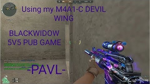 M4A1-C Devil Wing -PAVL- Crossfire Philippines 2021 - Blackwidow