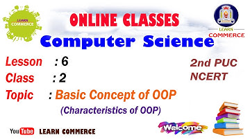 Class 12 Computer Science |Object-Oriented Programming (OOP) |Characteristics of OOP | Mrs. Shahanaz